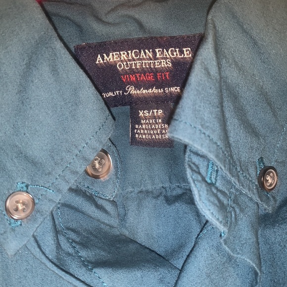 American eagle size extra small. casual buttondown - Picture 3 of 3